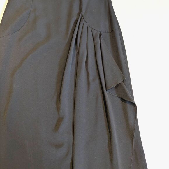 VTG Karen Lawrence Sz 10 Gold Black Brocade Velvet Jacket with Long Black Dress - Picture 10 of 16